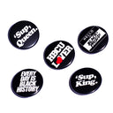 Black Pride Starter Kit Pin Back Buttons