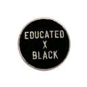 Educated x Black Chenille Patch