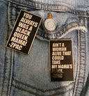 2Pac Mother's Day Tribute Pin