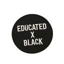 Educated x Black Patch Black Border